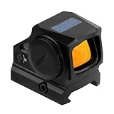 FOCUHUNTER Solarenergie Leuchtpunktvisier, Kompatibel mit RMSc Footprint, 2 MOA 3 Absehenmuster,...