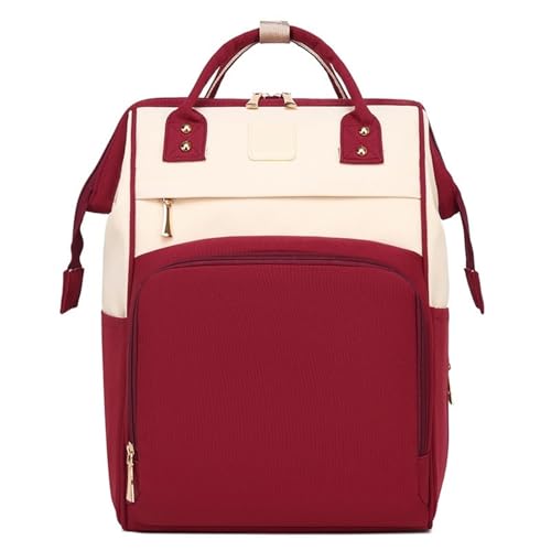 Sac à dos à langer de grande capacité unisexe avec sangles poussette