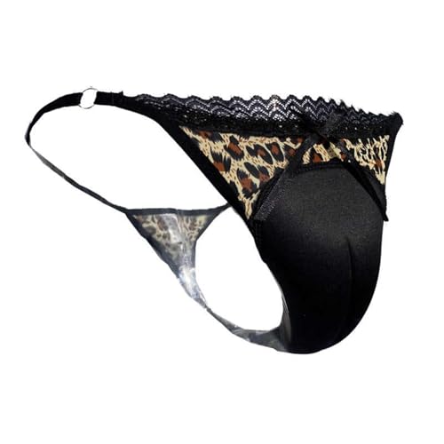 WESLNN Uomo Transgender Crossdresser Biancheria Intima Nascondere Gaff Tong Tucking Mutandine Nylon Slip Sissy Lingerie(L)