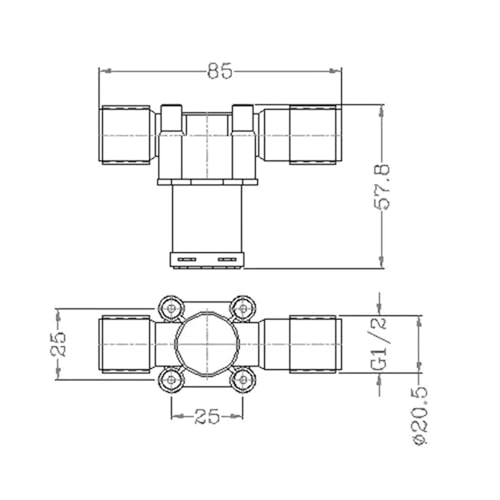 Électrovanne 1/2" 220V normalement fermée pour contrôle d'eau - 7