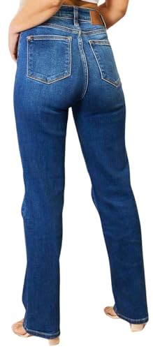 Judy Blue High Waist Hidden Button-Fly Dad Jeans, 825564