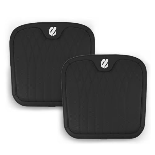 アルファード 車の座布団 カークッショ 車用クッション ハイエンド AGH40W AGH45W 40系 運転クッション 腰枕 背もたれ シートクッション ランバーサポート 腰サポート 通気性 四季汎用 滑り止め 弾性 人間工学(ブラック,シートクッション/