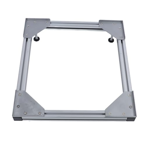 Base réglable anti-vibration pour support de machine à laver et sèche-linge alu