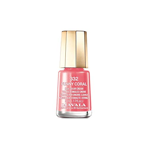 Mavala Mini Color Nail Polish Color Cream - 332 Funny Coral 5ml