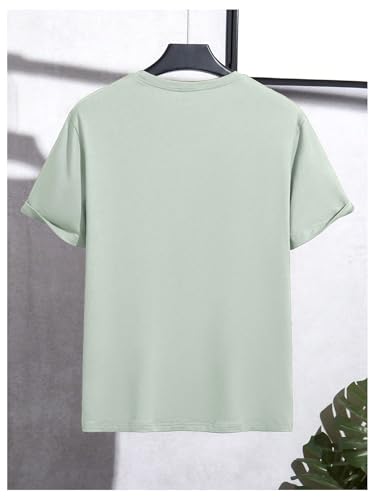Image of RoseSeek Men's Color Block Short Sleeve Tee Shirts Casual Crewneck T Shirt Trendy Summer Tops