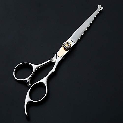 Professionelle Haarschneideschere Set 6 Zoll, Edelstahl-Friseur-Schere mit dünner werdender Klinge, ergonomisches Design für Salon-Styling und Home-Grooming, einschließlich Lederbeutel