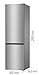 Gorenje Kühl- Gefrierkombination NRC620BSXL4, 361 Liter, Energieklasse B, ConvertZeroZone, ConvertActive, CrispZone, LED Light, No Frost Plus