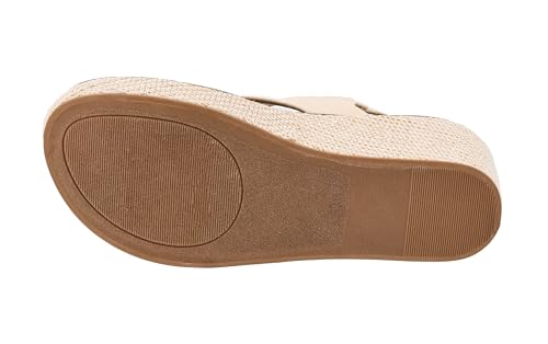 Image of Corkys Footwear Womens Carley Wedges, Featuring Corkys EVA Foam Cushioned Insoles, A 2.5 Inch Heel, Lightweight For All Day Wear, And Hook And Loop Closure