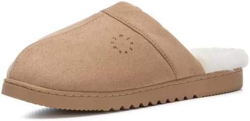 NineCiFun Slippers for Women Fuzzy House Shoes Cozy Suede Scuff Mules with Plush Fleece Lining Memory Foam Non-Slip Indoor Outdoor Cute Slippers