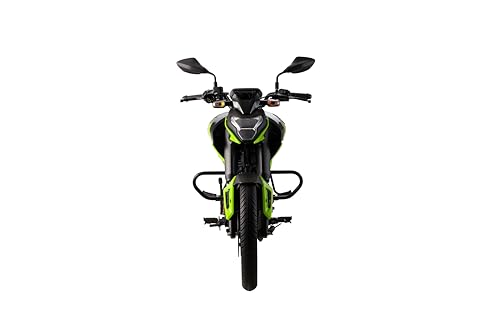 Image of Bajaj Pulsar N 125 Led Disc Bt Motorcycle /Motorbike - Pewter Grey Citrus Rush - Ex-Showroom
