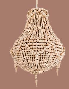 Image of DIY Natural Wood Beads Set - 1 Roll Crystal Elastic Line Decoration Accessories - Bracelet & Necklace Handicraft