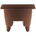 Bloem Deck Balcony Rail Planter 12" Chocolate