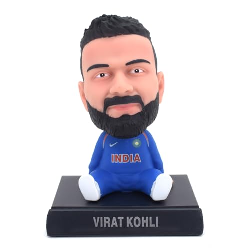 Image of Daiyamondo Polyvinyl Chloride Super Hero Anime Action Figure Bobble Head for Car Dashboard Office & Study Table Decoration for Everyone (Virat, 9 Cm, 7.5 Cm)