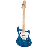 Guild electric guitar model: Surflinerseries: Newark St. Collection colour: Catalina Bluebody material: poplar finish: high gloss shape: Surflinerneck