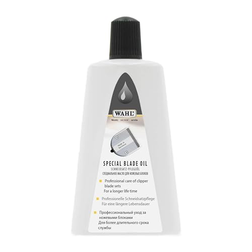Wahl Special Blade Oil - Huile d’Entretien pour Tête de Coupe - Pour la Longévité et l’Entretien de la Lame - Pour Tondeuses et Tondeuses de Finition -...