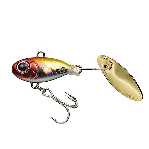 La Golden Mean Monster Nut è un'esca spinnerbait prodotta in Giappone, ma anche i nostri pesci persici domestici amano mangiare