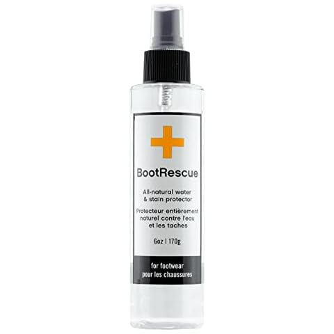 Boot Rescue All-Natural Protector Spray. Premium Waterproof + Stainproof Spray for Leather, Suede & Fabric | 6oz/170ml Cover