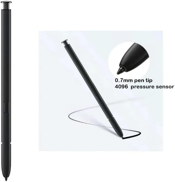 Miniatura 5 de Para Galaxy S23 Ultra Stylus Pen (Sin Bluetooth) Reemplazo para Samsung Galaxy S23 Ultra 5G Stylus Pen Reemplazo Touch Pen + Puntas (negro)