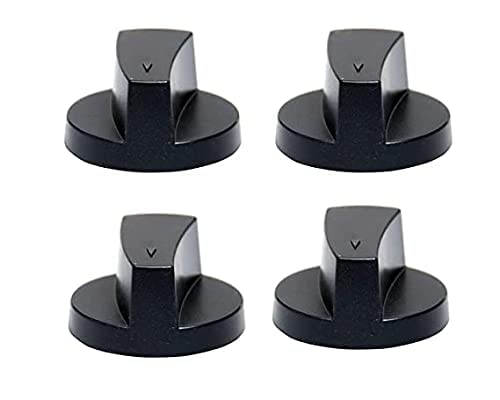 Image of CHILLER- Gas Stove On /Off Knobs Push Button Fits for All Type of Butterfly /Prestige Gas stoves(Blacktop /Stainless Gas stoves)-4 Units