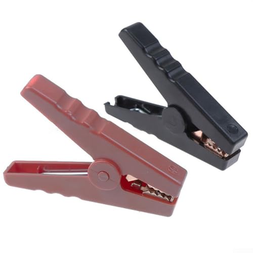 Pinzas de sujeción de batería de 100 A, tamaño grande, conexión rápida, paquete de 2