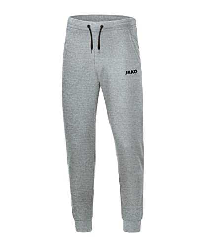 JAKO Herren Jogginghose Base mit Bündchen, Hellgrau-Meliert, 4XL