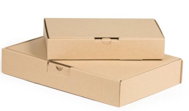 150 Stück Maxibriefkartons 450x300x50 mm Innenmaß Kleiderbox 1-Wellig Braun NEU