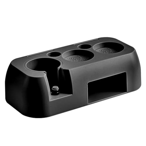 Pluuttiem Espresso Tamping Station Espresso Coffee Organizer Box Fit for Storage 51mm,58mm Espresso Tamper,Distributor,Black