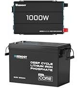 Amazon | Renogy 12V 100AHリン酸鉄リチウムイオンバッテリーヒート