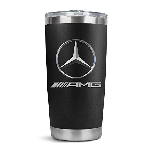 Stainless Steel Tumbler Mercedes-AMG-Logo- 20oz Vacuum Insulated with Lid Double Wall Travel Mug