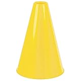 amscan Yellow Megaphones, Party Accessory, 6 Ct.