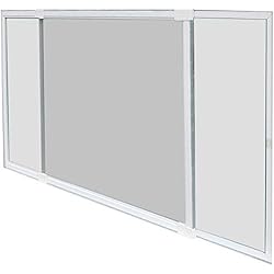 Schellenberg 50810 Protección antiinsectos corredera para Ventanas con persianas (máximo 142 x 50 cm)