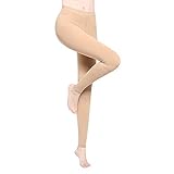 DCCDU Medical Compression Pantyhose for Women & Men, Gradient Compression Support Pantyhose Firm Support 20-30 mmHg Treatment Swelling, Varicose Veins, Edema(UP Grade)