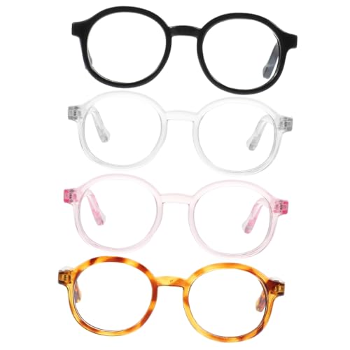 SUPVOX Pet Glasses 4pcs Cat Dog Sunglasses Decorative Pet Glasses Party Accessory