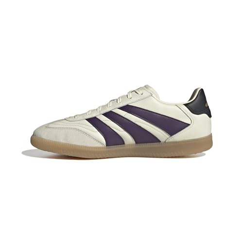 Adidas Unisex Freestyle Indoor, Ivory/Aurora Plum/Gold Metallic, 12
