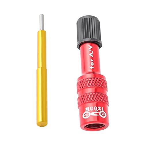 Bicycle Valve Adaptor | Bicycle Tire Valve Adapters,Non-Slip, Aluminum Alloy, Extension Converter, AV Extension Conversion Nozzle, Road Bike Fork Accessory Shenyang