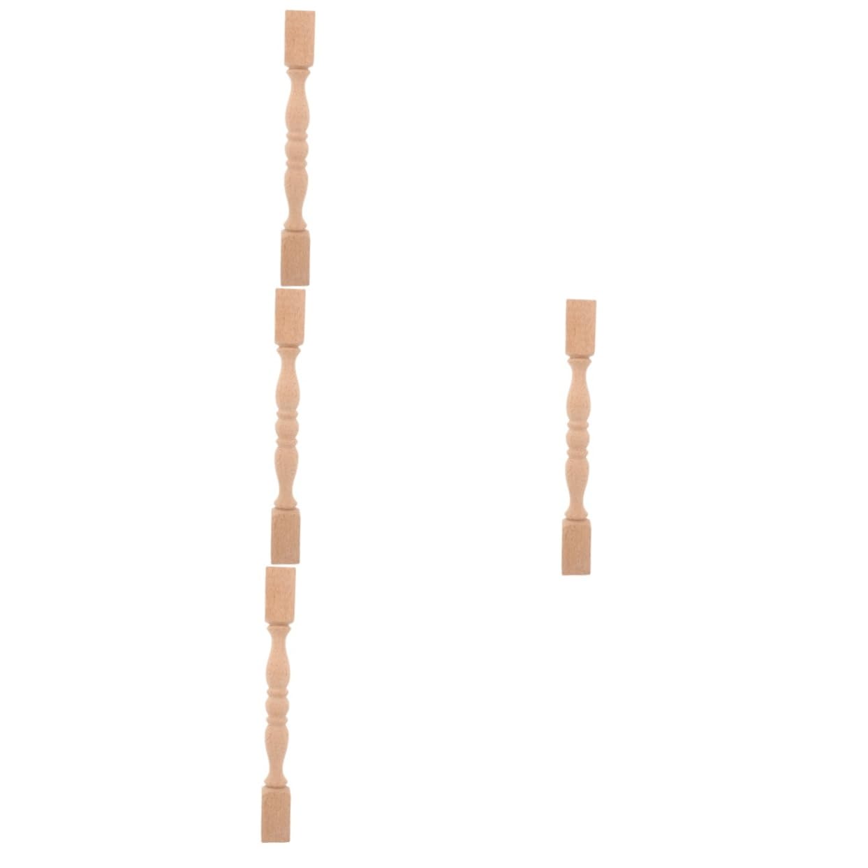 Detalles Exquisitos en Columnas de Madera Ipetboom para Muebles