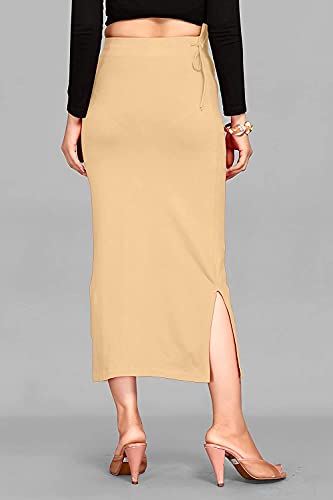 Image of ALYNE Blended Saree Shapewear Petticoat for Women, Women's Blended FullElastic with Drawstring Saree Shapewear, Skirts for Women,Shape Wear Dress for Saree