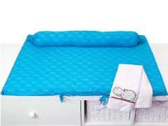 Playette Tiny Tots Joy Changing Mat Hippo Blue