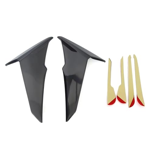 Garde-boue et spoiler moto ADV350 2022-2026 déflecteur d'air latéral noir transparent