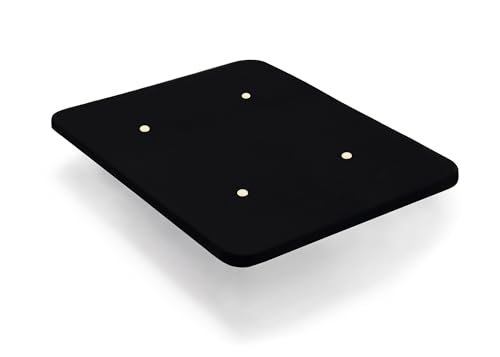 Cama express - Base imbottita con valvole di traspirazione - Colore nero - Gambe non incluse - Dimensioni: 150 x 190 cm