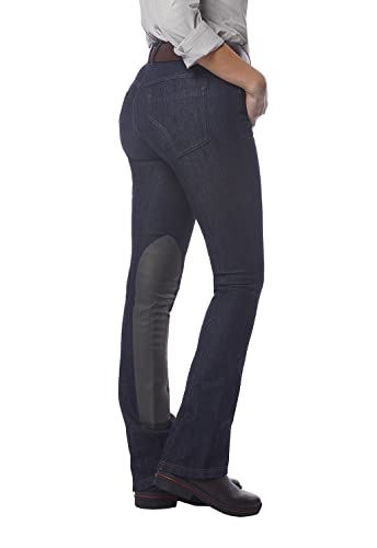 Kerrits Women's Stretch Denim Bootcut Riding Breeches – Tall – Comfy Bootcut Horse Riding Jeans with Extended Patch3