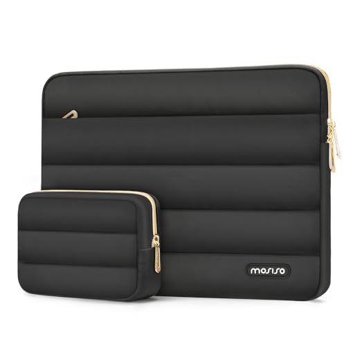 MOSISO 13.3 inch Laptop Case, 13-13.3 inch Puffy Laptop Sleeve Compatible with MacBook Air 13.6 M5 M4 M3 M2 M1/Neo/Pro 13/14