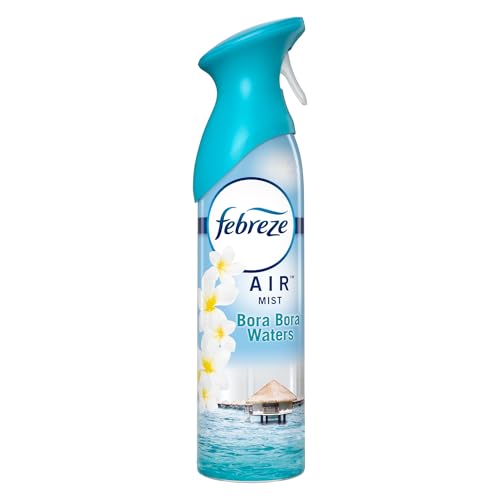 Image of Febreze Air Mist Air Freshener Spray, Odor-Fighting Room Spray, Air Fresheners for Home and Bathroom and Kitchen, Aerosol Can, Bora Bora Waters Scent, 8.8oz, 1 Count