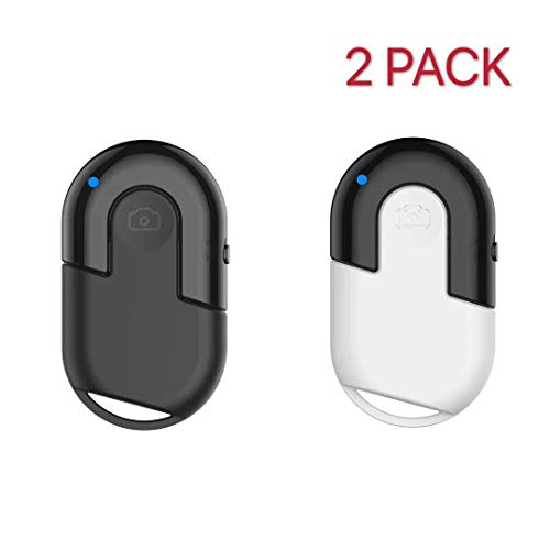 2 Pack Bluetooth Camera Remote Shutter for All Smartphones, Camera Shutter Remote Control with Bluetooth Wireless Technology, Camera Remote Control Compatible by iOS/Android