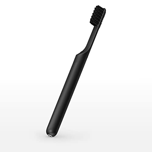 Quip Rechargeable Electric Toothbrush - Smart, Bluetooth Sonic Toothbrush With Habit Improving Timer - Ada Accepted Electric Toothbrush For Adults - Travel Toothbrush With Cover - All Black Metal #TOP1
