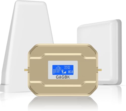 2025 Improved Cell Phone Signal Booster on Band 2/4/5/12/13/17/25/66 for 5G 4G LTE Cell Phone Booster Cell Signal Booster Cellphone Signal Booster Cellular Extender Up to 5500sqft for All U.S.Carriers