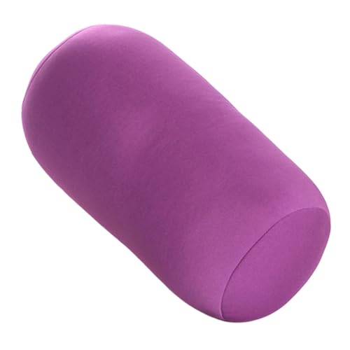 Almohada de tubo de microperlas extra para viaje, almohada de apoyo para el cuello, almohada para la espalda, cojín para el cuerpo, cojín cilíndrico, puf, soporte para cuello, brazo, espalda,