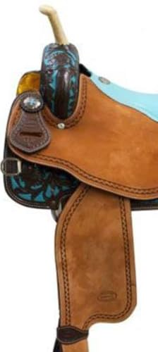 Western Barrel Racing Wooden Tree Horse Saddles Handmade Premium Leather Comfort Horses Trail Equestrian Tooled Carved Horse Saddle Riding Size: 10-18 inches Seat. WD12 (14)