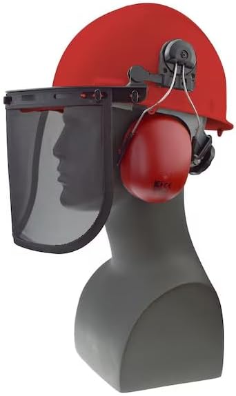Front Brim Hard Hat, Ratchet, Red, Mfr: 300-RRVM-A