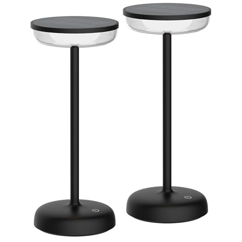 Northpoint LED Solar Tischlampe Tischleuchte mit Akku Cocktaillampe USB-C stufenlos dimmbar wetterfest Outdoor (2er-Set schwarz) Northpoint LED Solar Tischlampe Tischleuchte mit Akku Cocktaillampe USB-C stufenlos dimmbar wetterfest Outdoor (2er-Set schwarz)